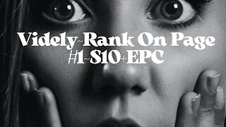 Videly Rank On Page #1~$10+ EPC