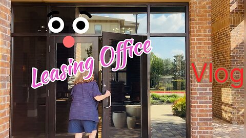Lease Office Vlog|USA CommunityTour|sitting Area|Coffee Area|Staff|