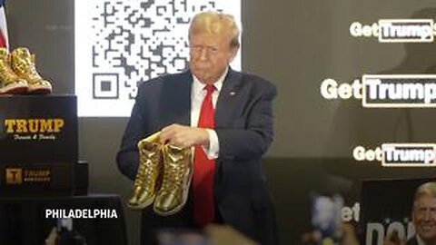 Trump unveils $399 branded shoes at 'Sneaker Con'