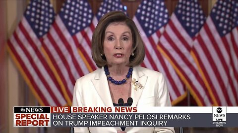 'The President leaves us no choice': Pelosi asks for articles of impeachment against Trump