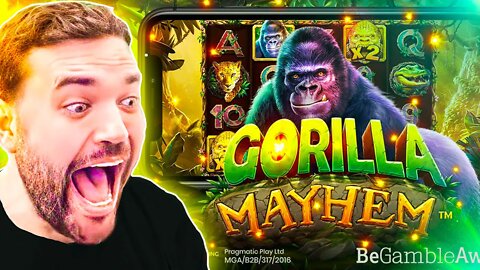 GORILLAS GONE WILD 🦍 - $70K Gorilla Mayhem Slot Win@AyeZee + Sweet Bonanza And More