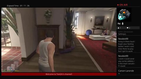 Trek2m is Playing Gta-5 online feeling not well But wants to play Episode 798
