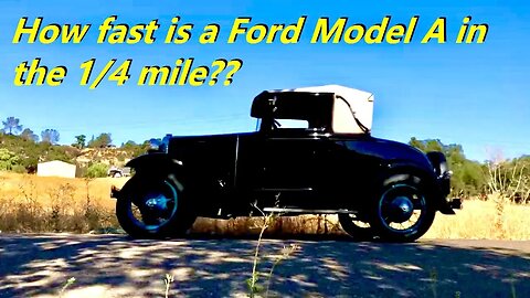 How fast is a Ford Model A in the 1/4 mile? Drag race! RPM Nationals style.