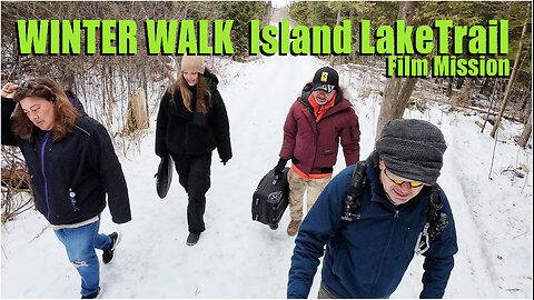 Winter Walk - Island Lake Community Trails - Canada