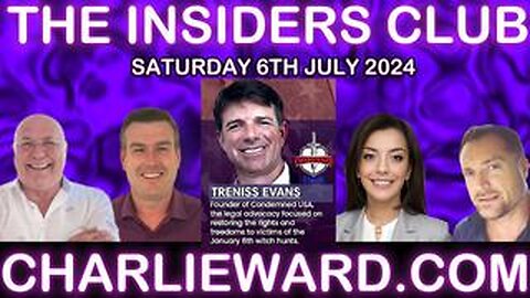 TRENESS EVANS JOINS CHARLIE WARD INSIDERS CLUB 6TH JULY 2024 WITH MAHONEY, PAUL BROOKER & DREW DEMI