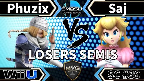 ONI|Phuzix (Sheik) vs. Saj (Peach) - SSB4 Losers Semis - Smash Conference 39