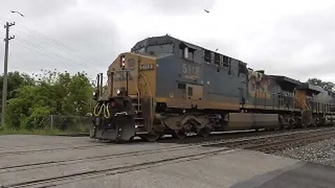 CSX E643 Empty Coal Train from Greenwich, Ohio September 9, 2023