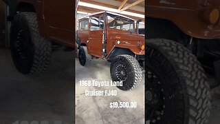 Head to our website ! #toyota #toyotalandcruiser #vintage #oldschool #classiccarsforsale