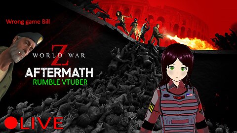 (VTUBER) - Me and my friend Survive a huge horde of Zombois - World War Z - Rumble