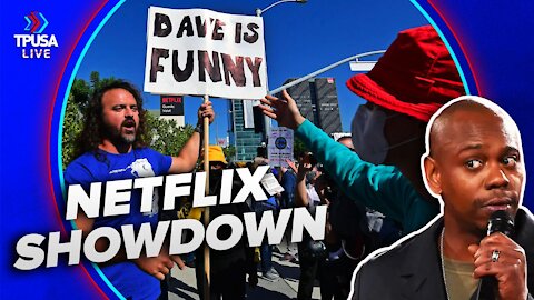 Man gets ASSAULTED By UNHINGED Leftists At Netflix Protest