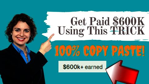 Get Paid $600K Using This Copy Paste TRICK, Online Business From Home