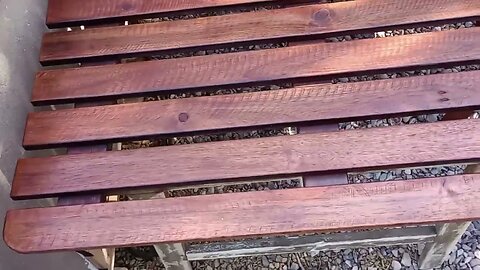 Tool Marked N Burned OutDoor Table Set