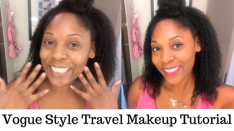 Vogue style travel makeup tutorial
