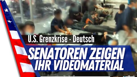 Senatoren zeigen ihr Videomaterial von US. Grenze zu Mexiko.