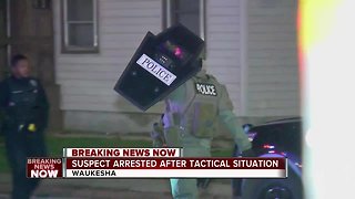 Suspect arrested after tactical situation in Waukesha
