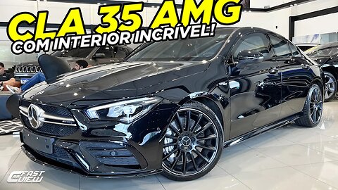 NOVO MERCEDES CLA 35 AMG 2022 SEDAN ESPORTIVO DE "ENTRADA" QUE DÁ BANHO NOS RIVAIS!