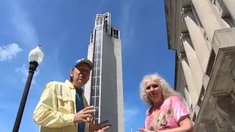 Mahaney Bell Tower, Jefferson, Ia. Travel USA, Mr. Peacock & Friends, Hidden Treasures