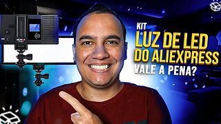 KIT LUZ DE LED do ALIEXPRESS - Unboxing e impressões