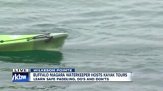 Enjoy Buffalo's waterfront with free kayak tours
