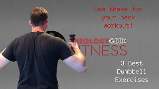 3 Best BACK Exercises with Dumbbells in MY Opinion