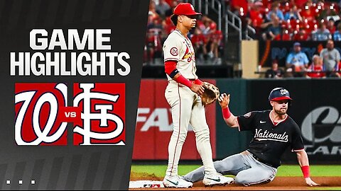 Nationals vs Cardinals Game Highlights (7/27/24) / MLB Highlights