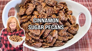 Holiday CINNAMON SUGAR PECANS or Other Favorite Nut
