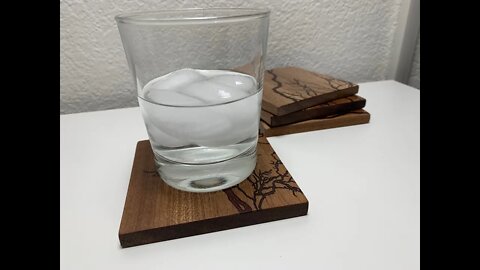 How to make Faux Lichtenberg Coasters