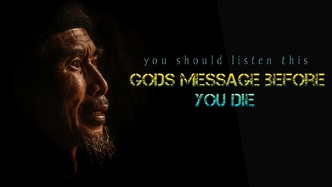 God message for you today | you must know this before you die | god's urgent message for you today