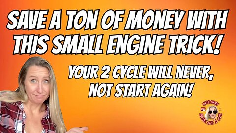 THE BIG SECRET on how to store your small engine long term + Turning Shop Trash Into Treasure!