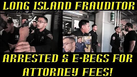 Long Island Frauditor Arrested & E-Begs for Attorney Fees?