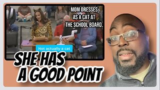 Mom Dresses Up As A Cat to Make A Point to the School Board.