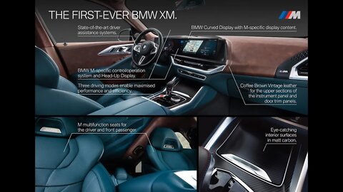New interior - BMW XM 2022
