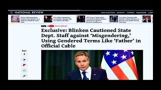 USA Defense Department Blinken Is More Concerned With Political Correctness Than Protecting America