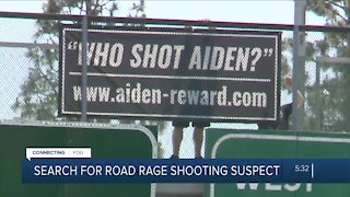 Search for road rage shooting suspect continues