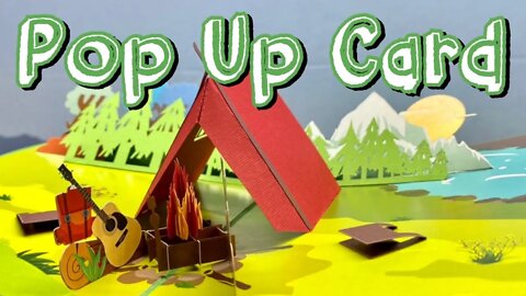 3D Pop Up Camping Greeting Card Review