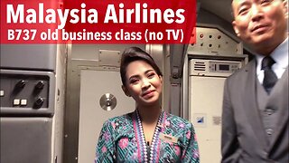 MALAYSIA AIRLINES Business Class on B737 | MH789 BKK-KUL