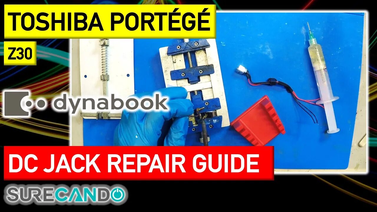 TOSHIBA Dynabook Protege Z30 DC Jack Replacement using different model ...
