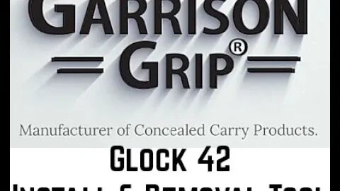 MagCamWizard By Garrison Grip Base Plate and Extension Removal and Installation Tool for GLOCK 42.