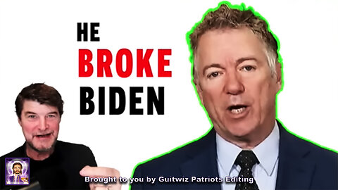 Election 2024 Takes Drastic Turn - Rand Paul Exposes Biden 'Sugar Daddy'