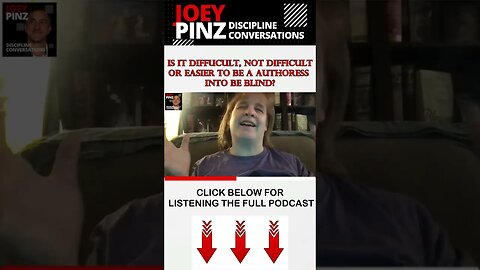 #184 Michaela S. Cox: Blindness to an Author to 38DDD | Joey Pinz Discipline #shorts