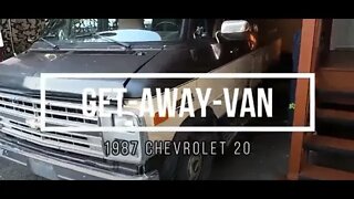 1987 Chevy G20 Getaway Campervan. New To Me.