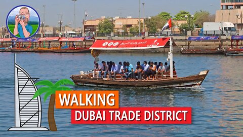 [NO COMMENT] Walking the Dubai tourist souk market and trade district 🇦🇪