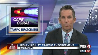 Cape Coral Police Department conducts high visibility traffic enforcement operation