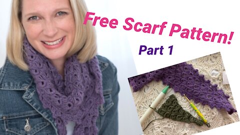 Learn Broomstick Crochet with this FREE Pattern, (Part 1)