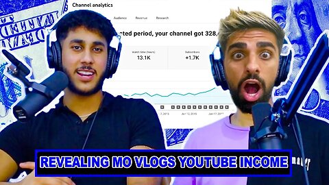 Mo Vlogs Reveals His YouTube Income!! | Full podcast EP.13