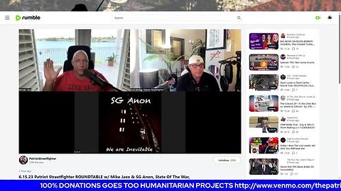SGANON & PATRIOT STREETFIGHTER & MICHAEL JACO: JUNE BOOMS BIG PANEL DISCUSSION TABLE - TAKING DOWN T