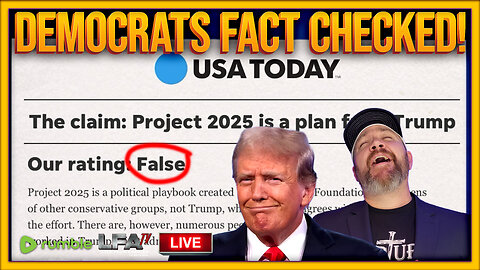 USA TODAY FACT CHECKS DEMS! | LIVE FROM AMERICA 7.25.24 11am EST