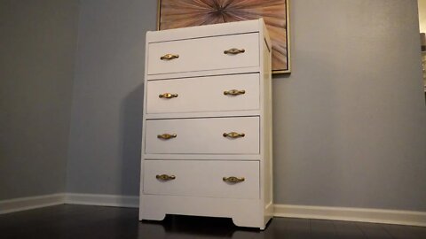 Furniture Flipping- Trying Lowes Solid Color Stain on a Thrift Store Dresser