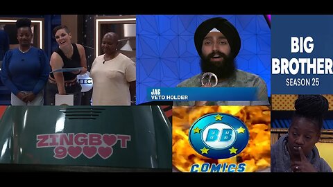 #BB25 Episode w/ BOWIE HOH Flop, JAG Mastermind Edit, CIRIE Hype, Zingbot + What's BB COMIC WEEK?