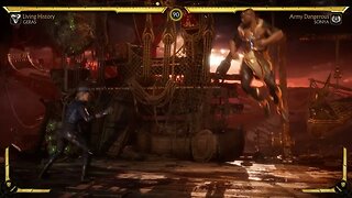 Mortal Kombat 11: Geras (Living History) vs Sonya (Army Dangerous) - No Commentary 4K